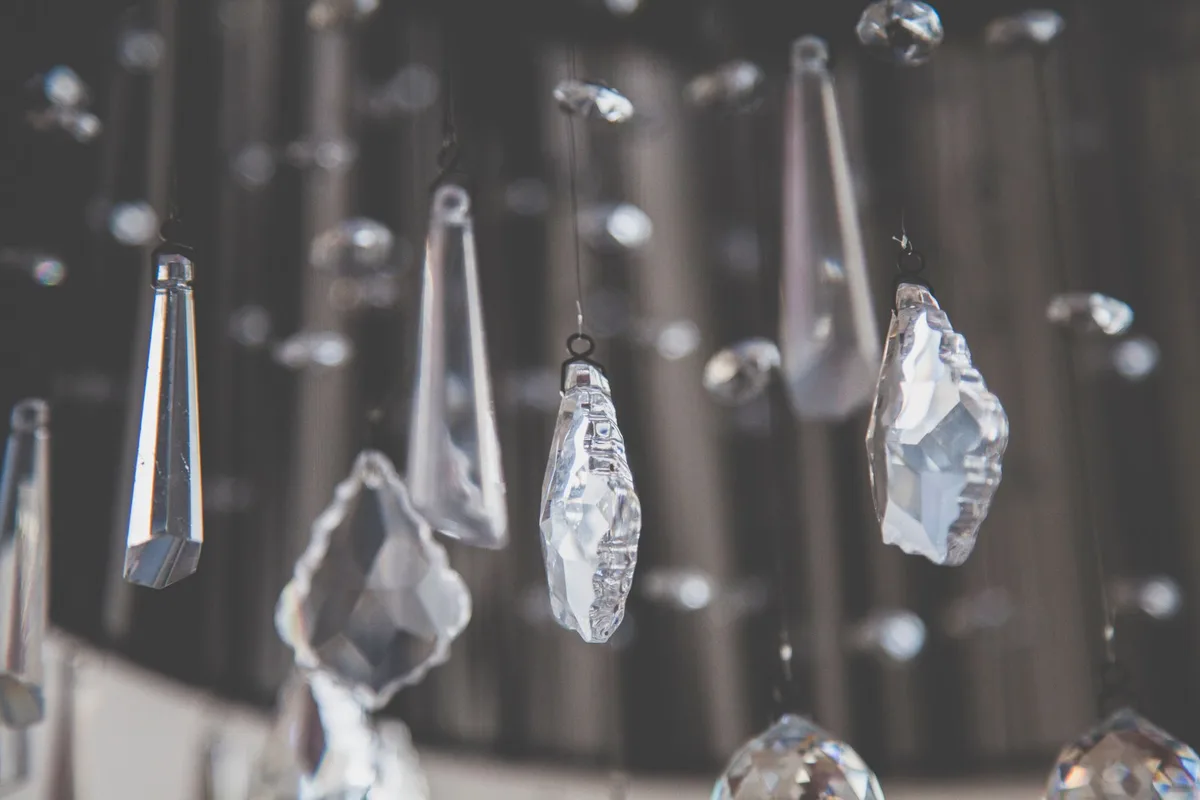 how to clean a large chandelier that is too high to reach