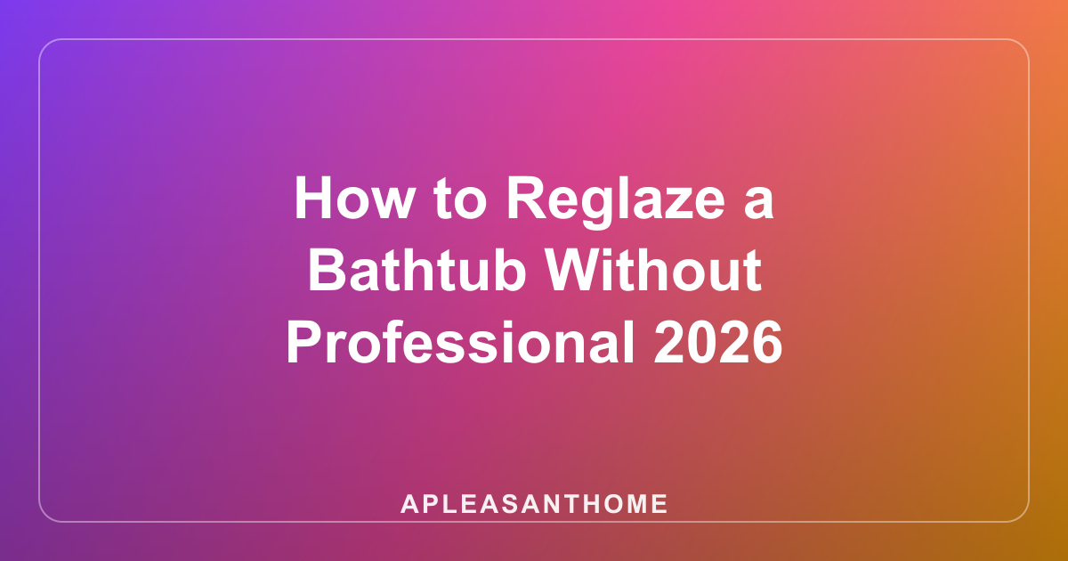 How to Reglaze a Bathtub Without Professional