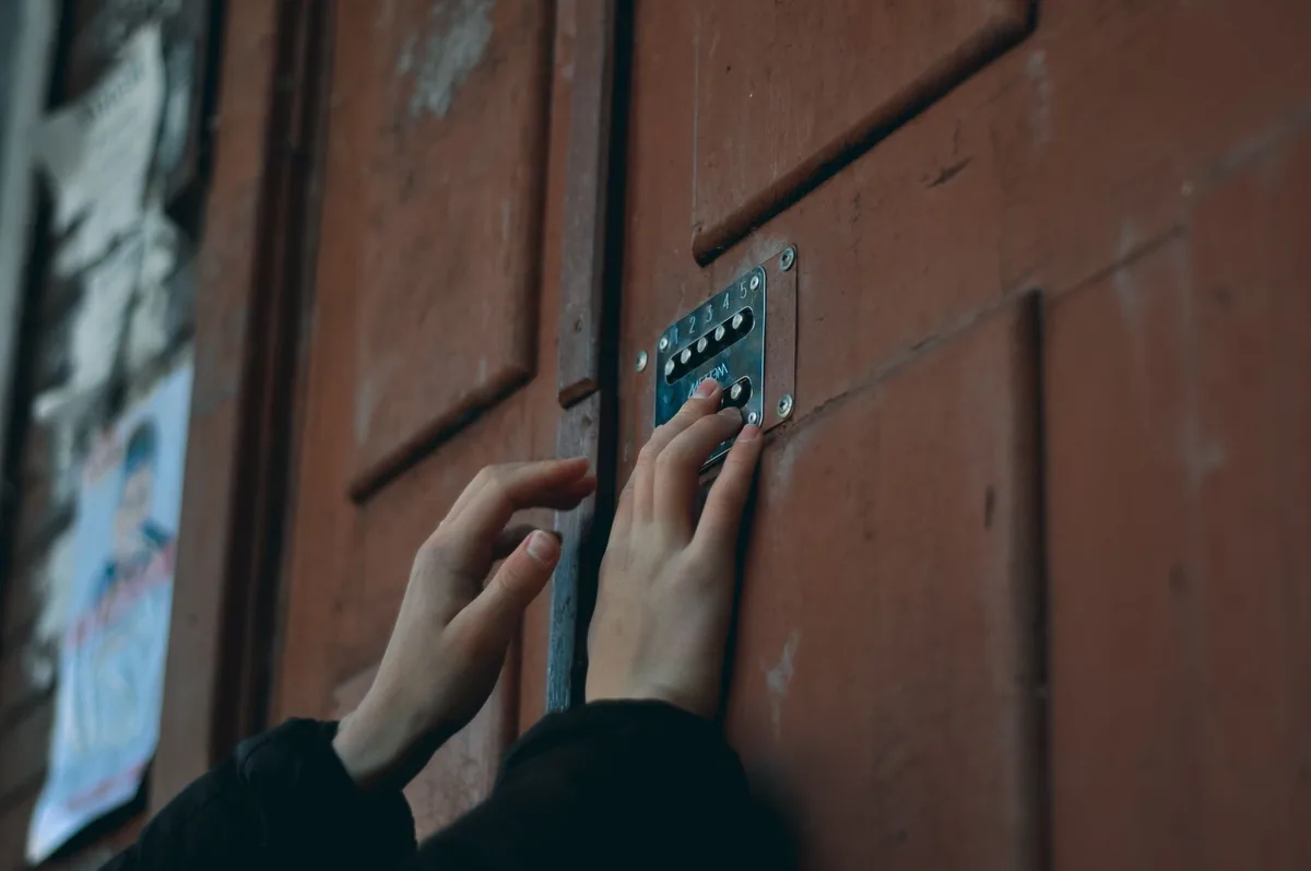 Aprilaire PIN entry screen