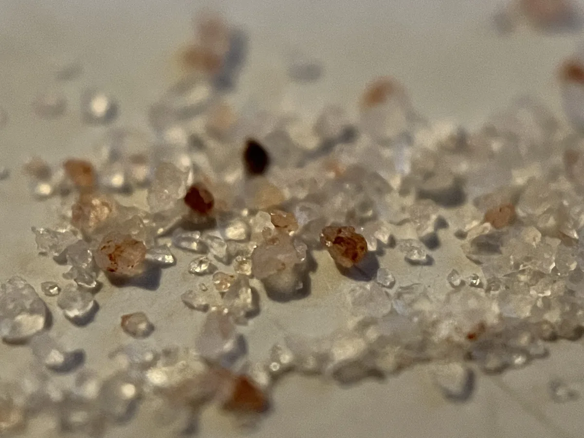 Himalayan salt crystal