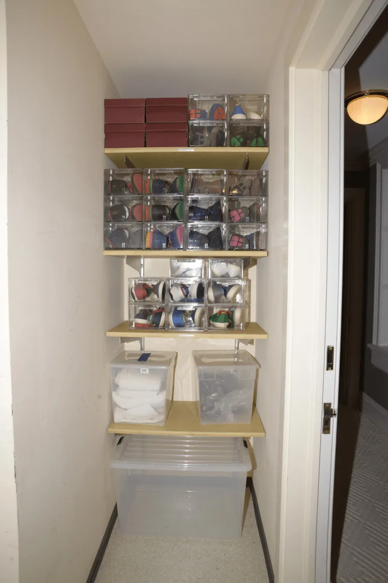 how to store shoes