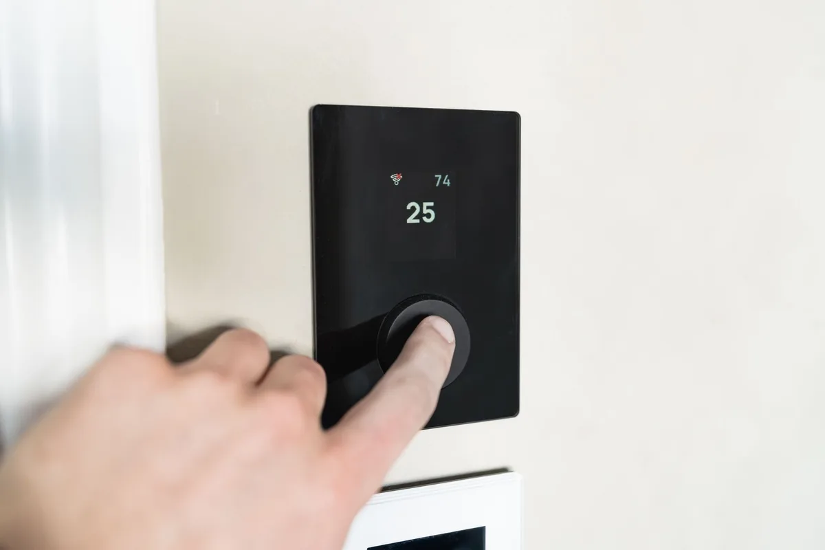 thermostat lockbox installation