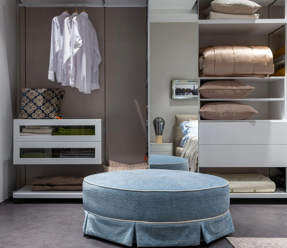 vertical storage shelves
