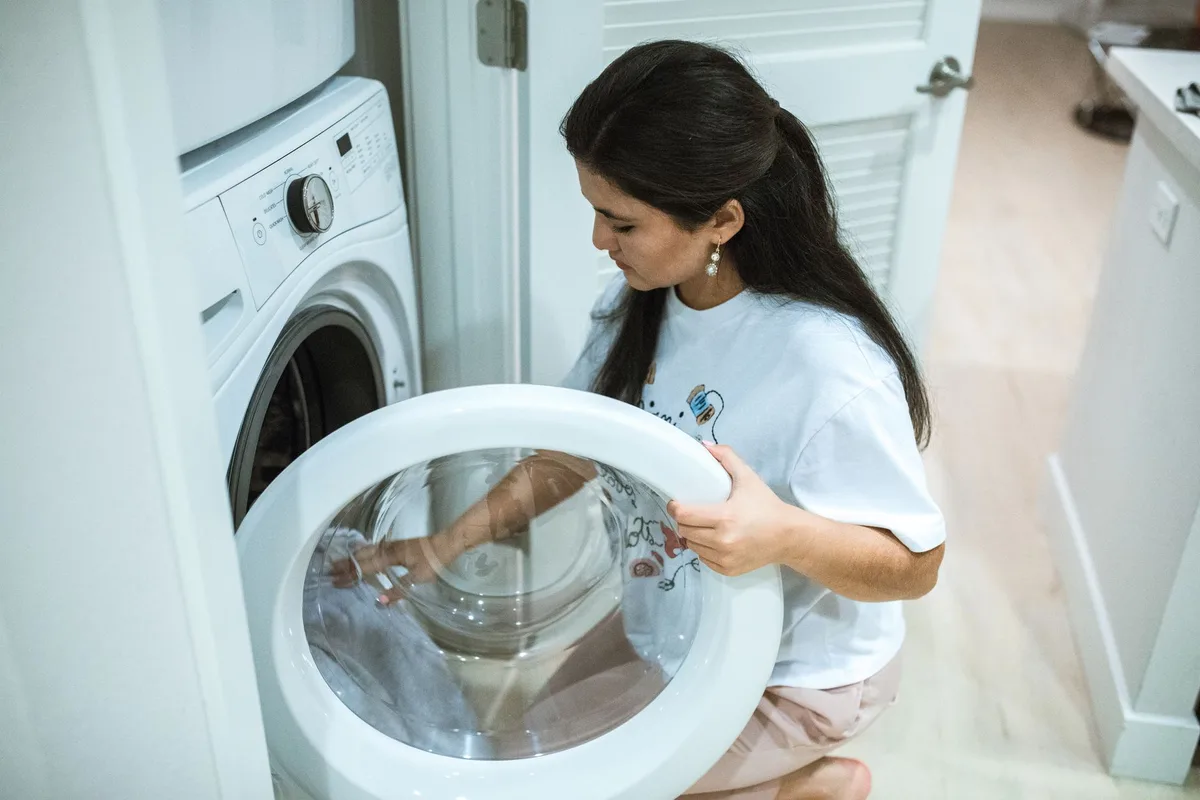 washing machine with mesh bags