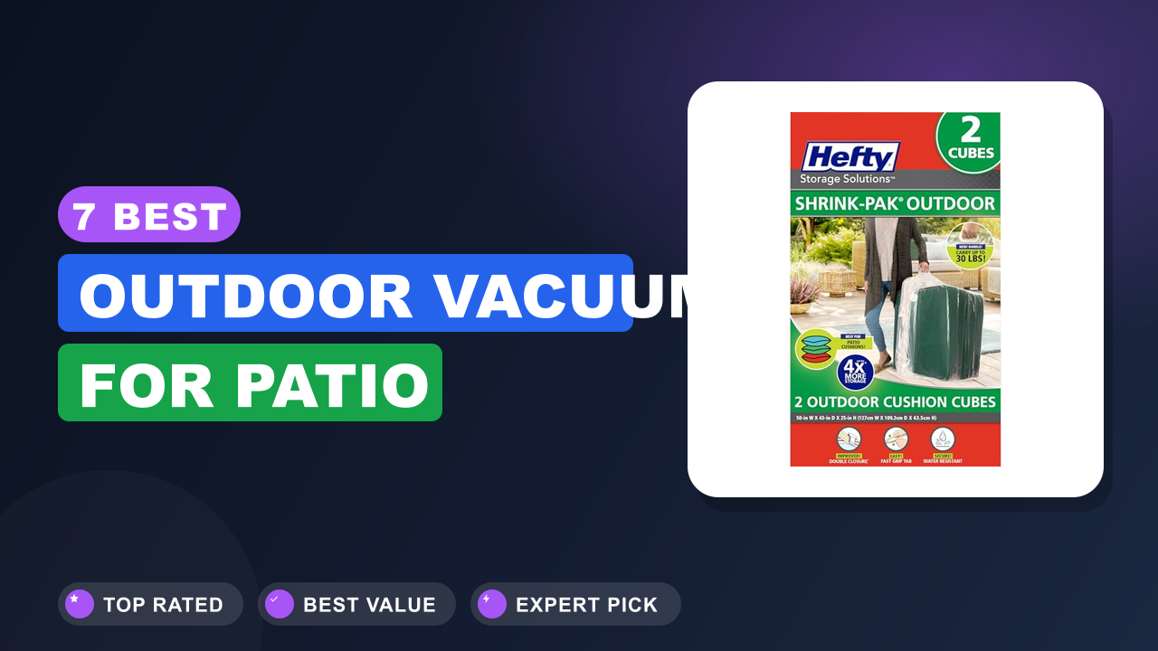 Best Outdoor Vacuum for Patio