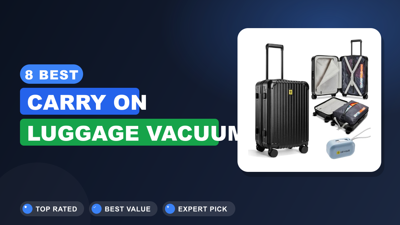 8 Best Carry on Luggage Vacuum