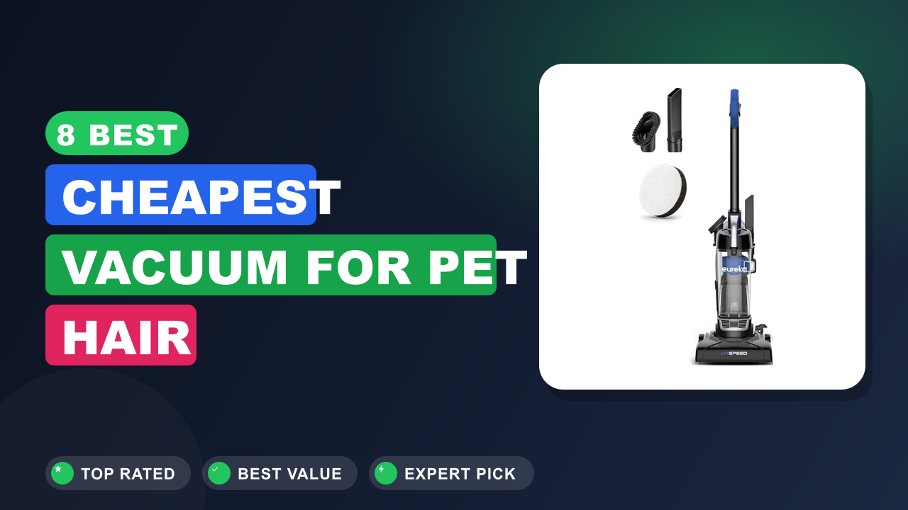 Best Cheapest Vacuum for Pet Hair
