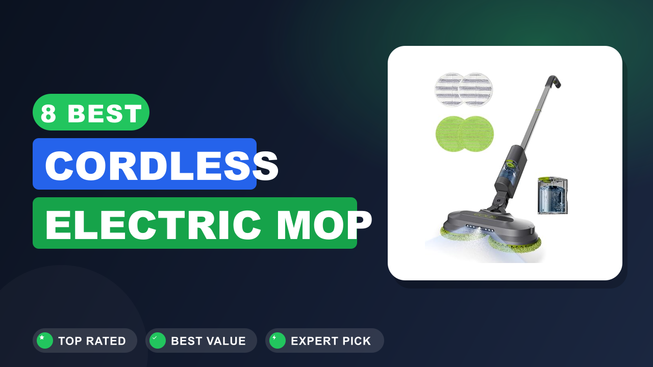 8 Best Cordless Electric Mop