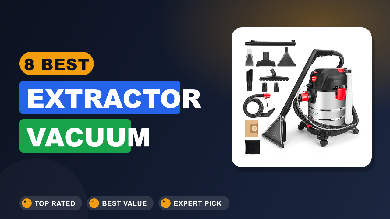 8 Best Extractor Vacuum