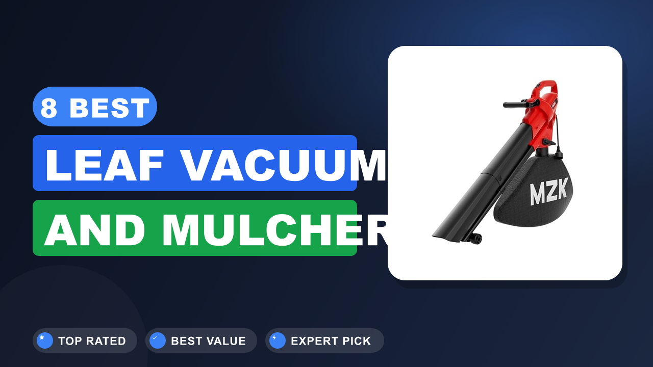 8 Best Leaf Vacuum and Mulcher