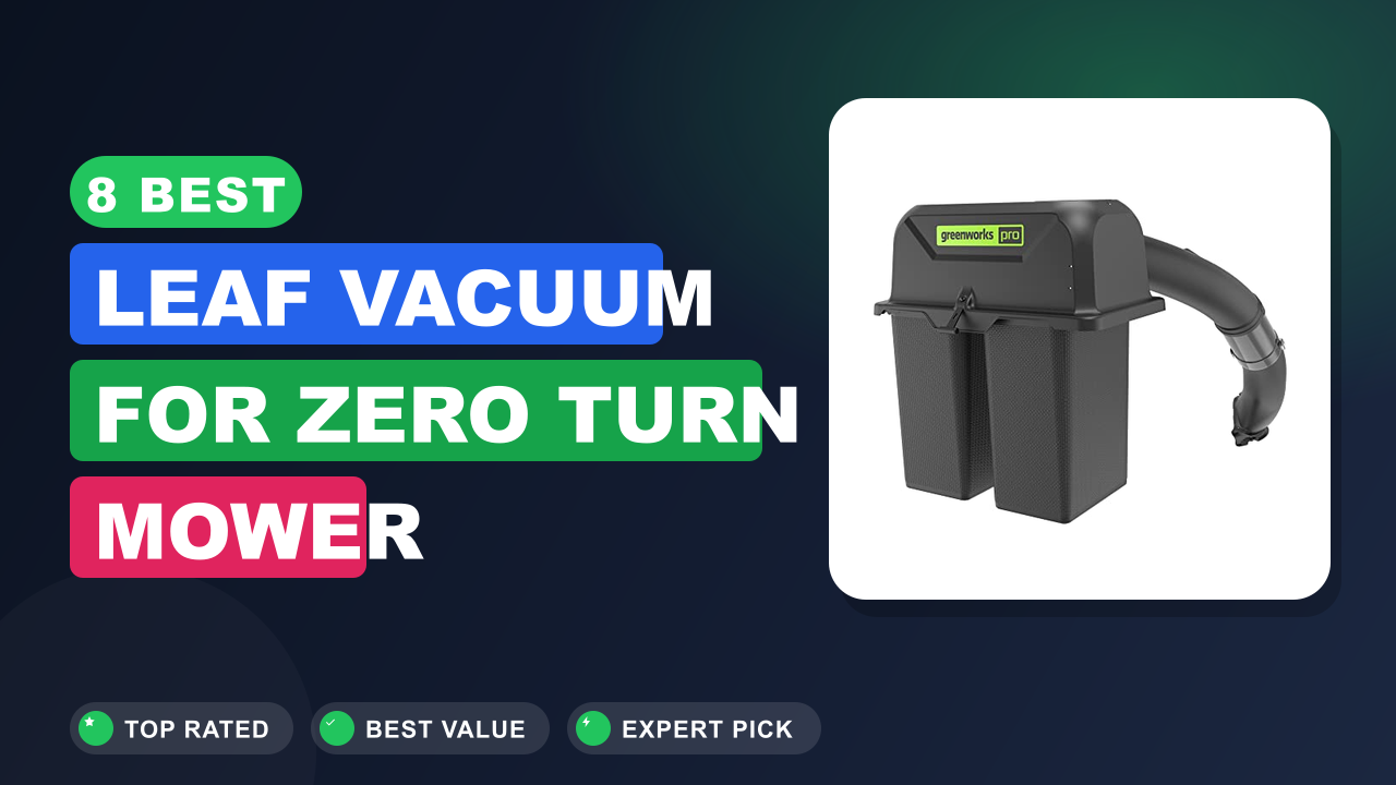 8 Best Leaf Vacuum for Zero Turn Mower