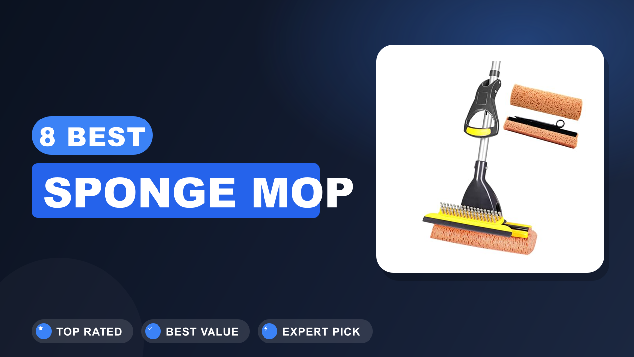 8 Best Sponge Mop