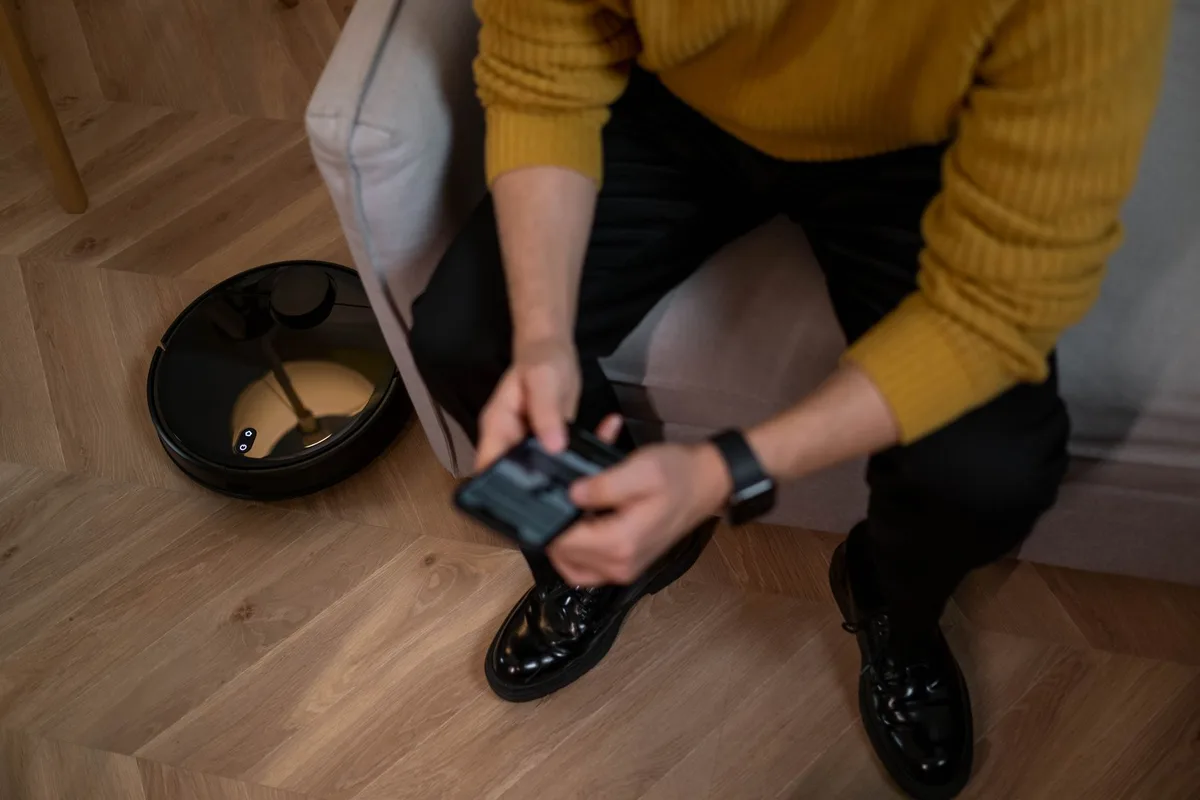 physical remote control robot vacuum