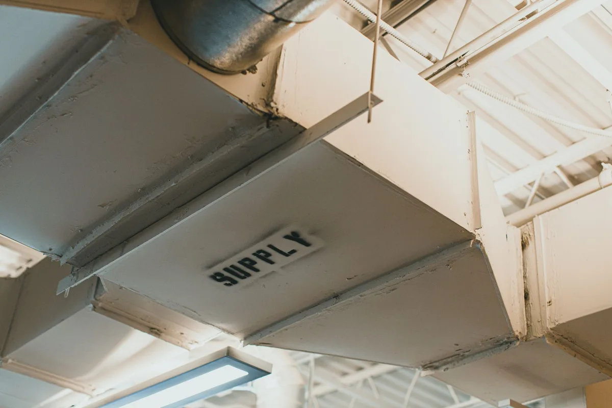 return plenum duct tie-in