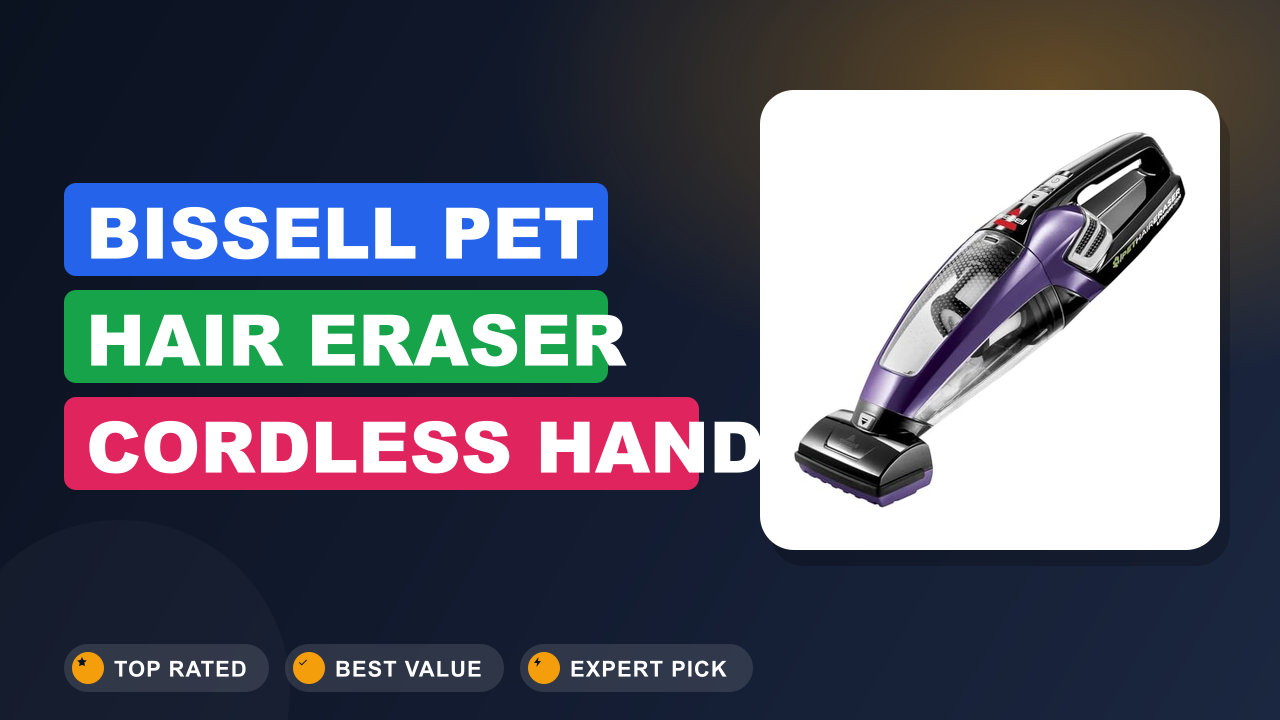 Bissell Pet Hair Eraser Cordless Hand Review