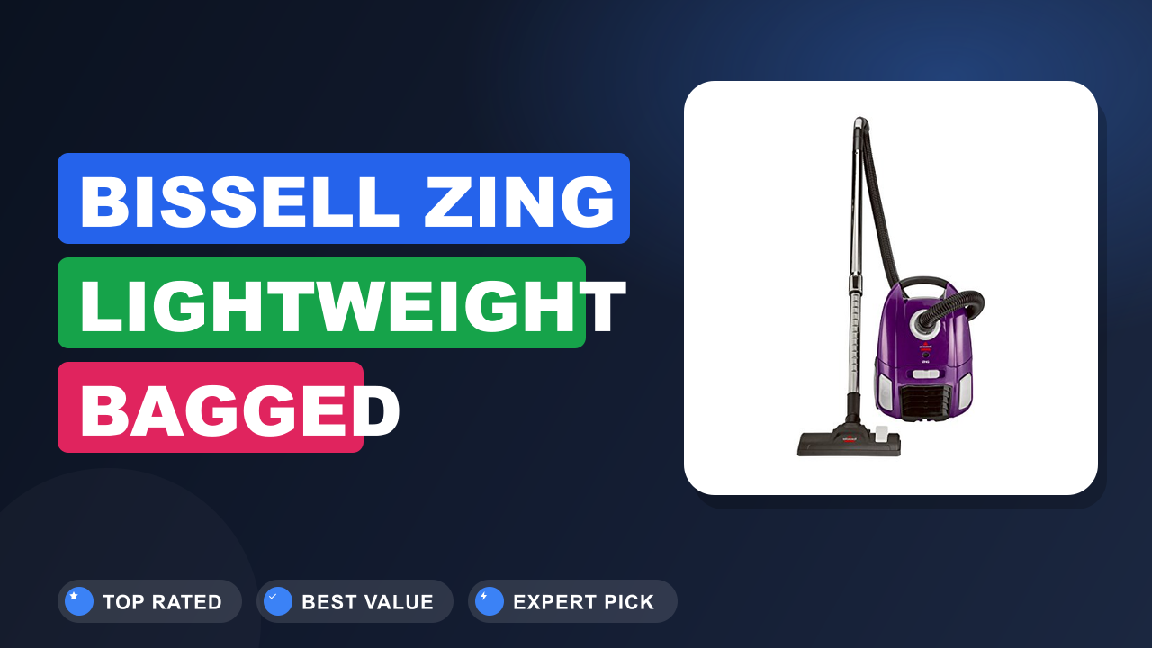 Bissell Zing Lightweight Bagged Canister Vacuum Review