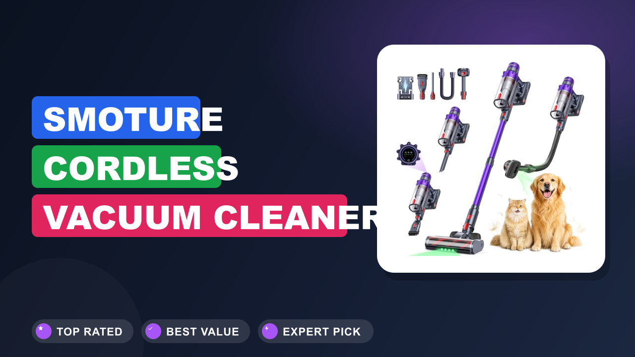 SMOTURE Cordless Vacuum Cleaner Review
