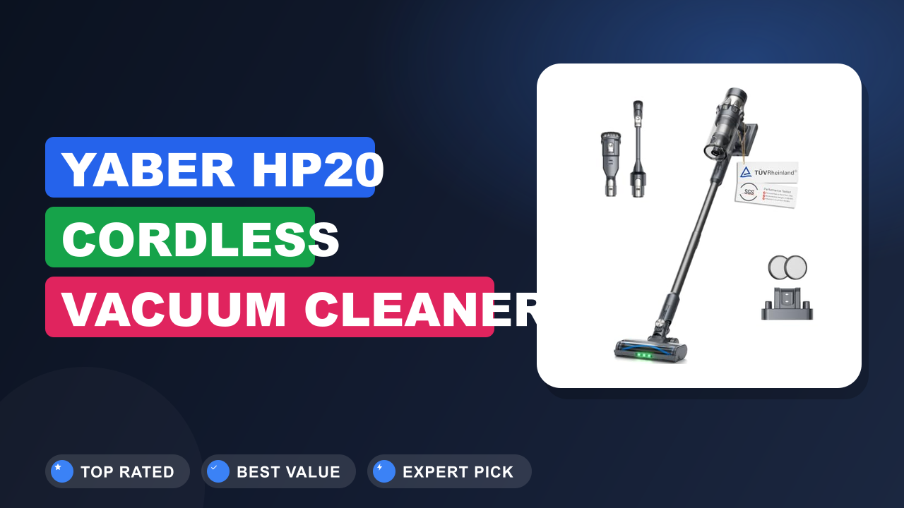 Yaber HP20 Cordless Vacuum Review